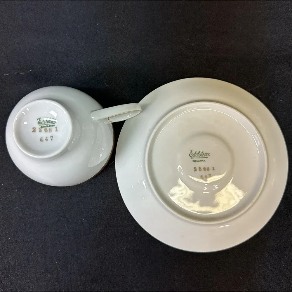 Edelstein Bavaria Porcelain Tea/Coffee Set,‎ Vintage 1950-1970